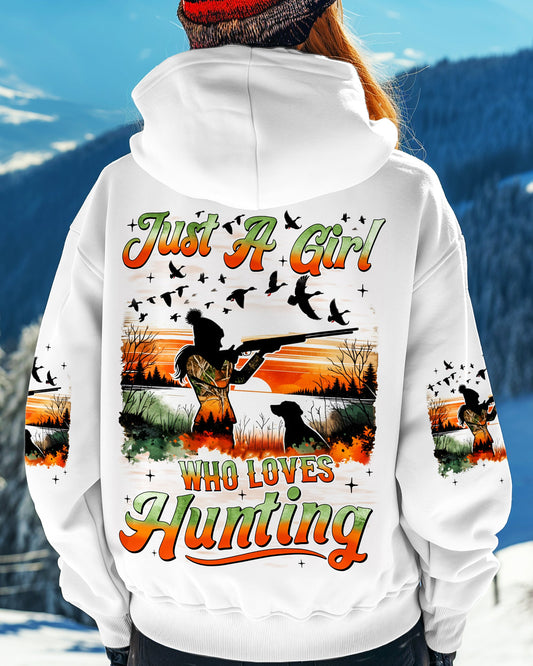 Maxcorners Just A Girl Who Loves Hunting All Over Print LM1601