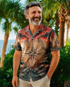 Maxcorners Compass Ocean Hawaiian Shirt LM1501