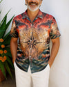 Maxcorners Compass Ocean Hawaiian Shirt LM1501