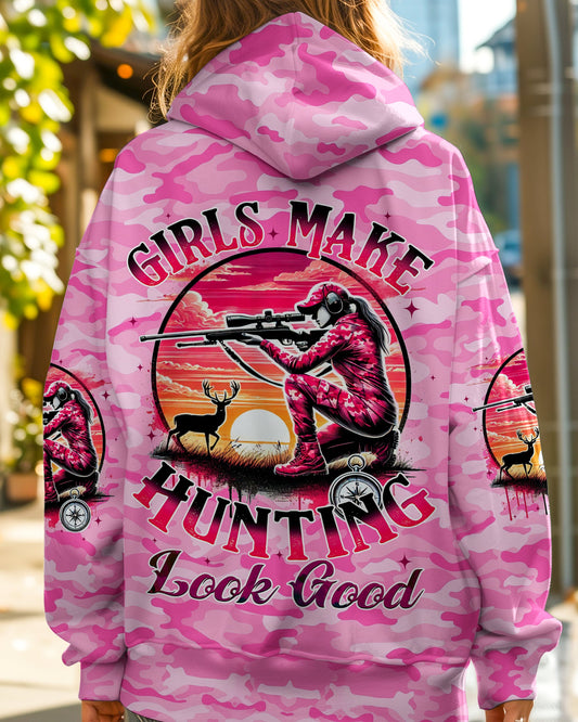 Maxcorners Girls Make Hunting Look Good All Over Print LM1601