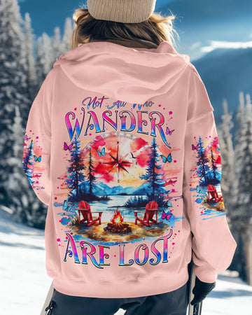 Maxcorners Not All Who Wander Are Lost Compass All Over Print LM2101