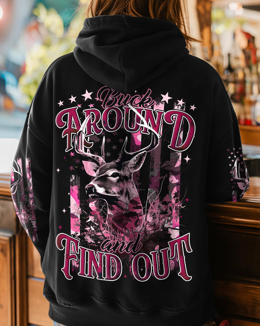 Maxcorners Buck Around And Find Out Deer Hunting All Over Print LM1601
