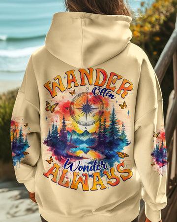 Maxcorners Wander Often Wonder Always Compass All Over Print LM2101