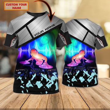 Maxcorners DJ Culture Personalized 3D All Over Printed Shirt