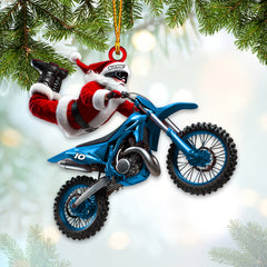 Maxcorners Custom Name Motocross Ornament, Motocross Lover Christmas Gift 2D Flat LM2211