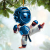 Maxcorners Custom Name Taekwondo Ornament, Taekwondo Christmas Gift42 2D Flat LM2111