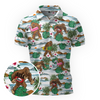 Maxcorners Sasquatch Vacation Mode Golf Polo Shirt
