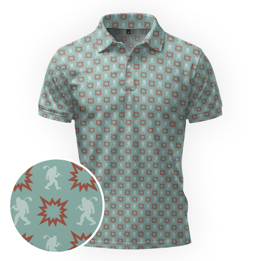 Maxcorners Bigfoot Pop Impact Golf Polo Shirt