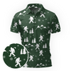 Maxcorners Sasquatch Snow Rock Golf Polo Shirt