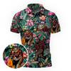 Maxcorners Bigfoot’s Tropical Beer Retreat Golf Polo Shirt