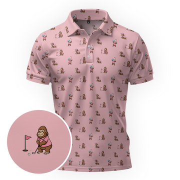 Maxcorners Gentle Putt Day Golf Polo Shirt