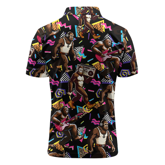 Maxcorners Sasquatch Music Party Golf Polo Shirt