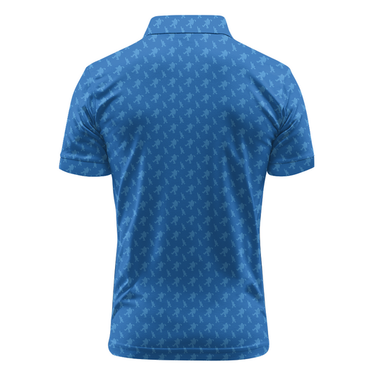 Maxcorners Bigfoot Overload - Coastal Blue Golf Polo Shirt
