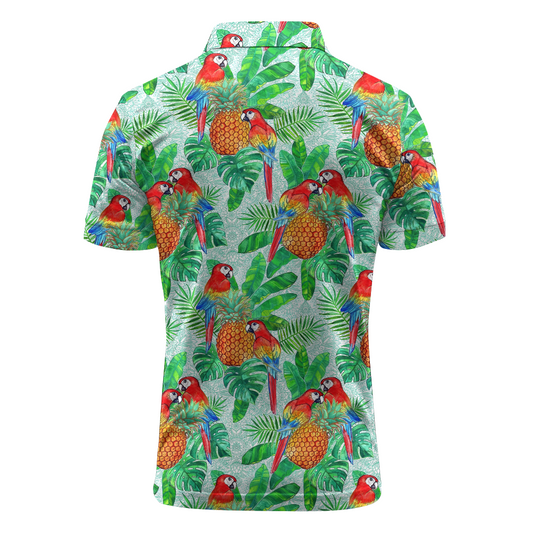 Maxcorners Sasquatch Pirate Paradise Golf Polo Shirt