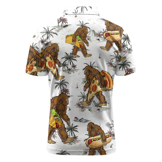 Maxcorners Sasquatch Snack Attack Golf Polo Shirt