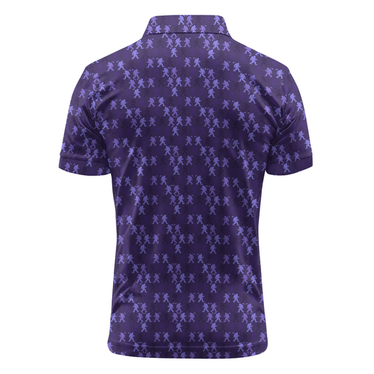 Maxcorners On Repeat - Violet Loop Golf Polo Shirt