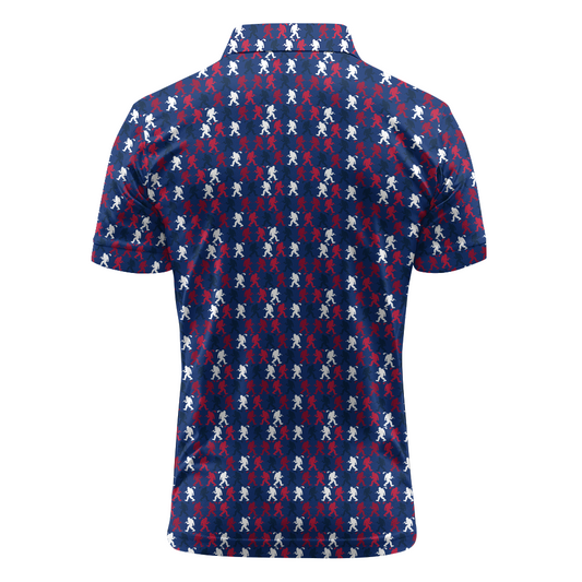 Maxcorners On Repeat - Red Shift Golf Polo Shirt