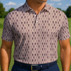 Maxcorners On Repeat - Sand Print Golf Polo Shirt