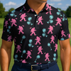 Maxcorners Midnight Palm Stroll Golf Polo Shirt