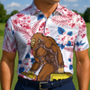 Maxcorners Tropical Brew Bigfoot Golf Polo Shirt