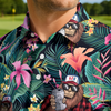 Maxcorners Bigfoot’s Tropical Beer Retreat Golf Polo Shirt