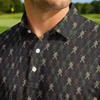 Maxcorners On Repeat - Dark Moss Golf Polo Shirt