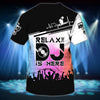 Maxcorners DJ Skull High Personalized 3D All Over Printed Shirt