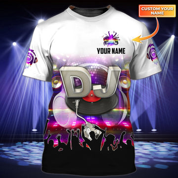 Maxcorners DJ Personalized 3D All Over Printed Shirt