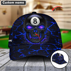 Maxcorners Personalized Billiards Skull Cap (8 colors)