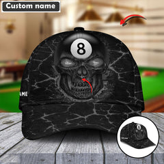 Maxcorners Personalized Billiards Skull Cap (8 colors)