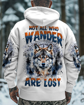 Maxcorners Not All Who Wander Are Lost Wolf All Over Print LM2101