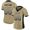 Maxcorners Custom Vegas Gold Black-White Drift Fashion Football Jersey LM2605