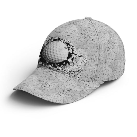 Maxcorners Golf Ball Breaking Pattern Baseball Cap LM0402
