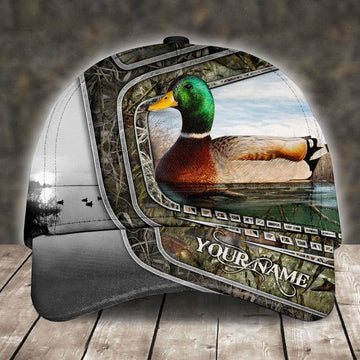 Maxcorners Goose Hunting Camo Personalized Cap, Gift For Hunting Lover, Father's Day Gift LM0402