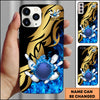 Maxcorners Bowling Ball Strike Flame Energy Multicolor Options Personalized Name 3D Phonecase