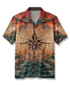Maxcorners Compass Ocean Hawaiian Shirt LM1501