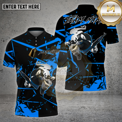 Maxcorners Billiards Shirt 8 Ball Gangster with Rifle Multioptions Personalized Name, Team Name Unisex 3D Shirt