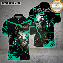 Maxcorners Billiards Shirt 8 Ball Gangster with Rifle Multioptions Personalized Name, Team Name Unisex 3D Shirt