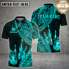 Maxcorners Bowling Shirt Luxury Gold Tribal Crown Strike Multi Options Personalized Name, Team Name 3D Shirt