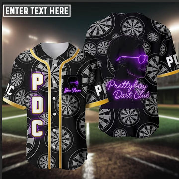 Maxcorners PDC Darts ver2 Personalized Baseball Jersey For Garrusdon