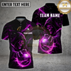 Maxcorners Golf Dark Skull Lightning Electric Power Art Multi Options Personalized Name, Team Name 3D Shirt