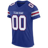 Maxcorners Custom Royal White-Red Mesh Authentic Football Jersey LM2605