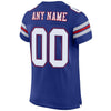 Maxcorners Custom Royal White-Red Mesh Authentic Football Jersey LM2605