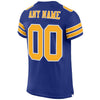 Maxcorners Custom Royal Gold-White Mesh Authentic Football Jersey LM2605