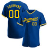 Maxcorners Custom Royal Gold-White Authentic Baseball Jersey LM2605