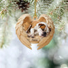 Maxcorners Personalized Sleeping American Bulldog Christmas Ornament, Dog Angel Wings
2D Flat LM2511