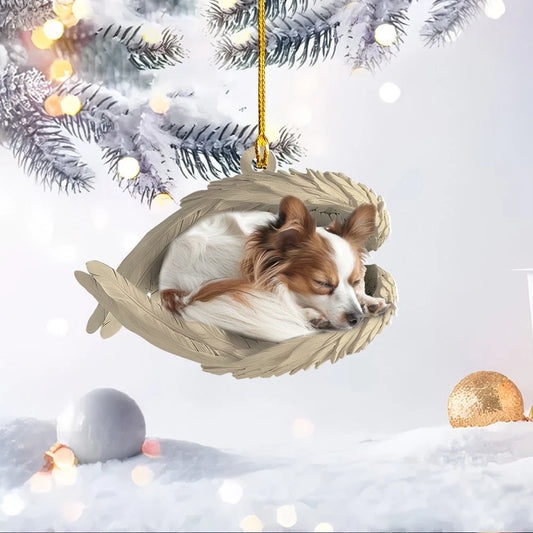 Maxcorners Personalize Papillon Dog Angel Wings Ornament, Papillon Sleeping Angel Ornament
2D Flat LM2511