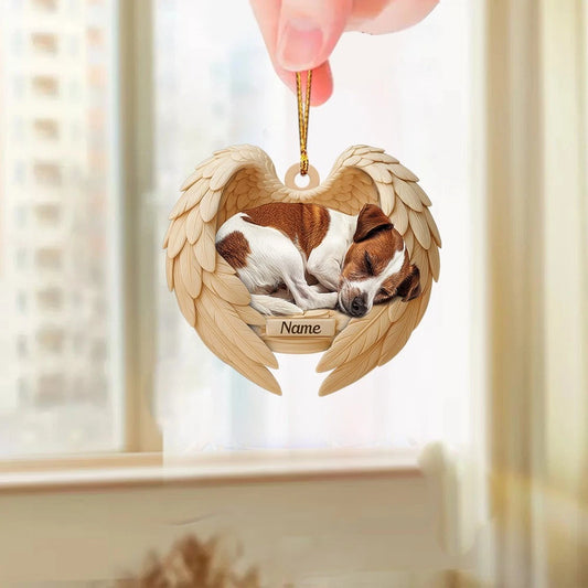 Maxcorners Personalized Sleeping Jack Russell Terrier Dog Ornament, Dog Angel Wings
2D Flat LM2511