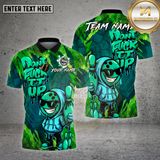 Maxcorners Bowling Shirt Graffiti Hoodie Character Multioptions Personalized Name, Team Name Unisex 3D Shirt (4 Colors)