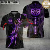 Maxcorners Darts Shirt Royal Crown Gold Dartboard Multioptions Personalized Name, Team Name Unisex 3D Shirt